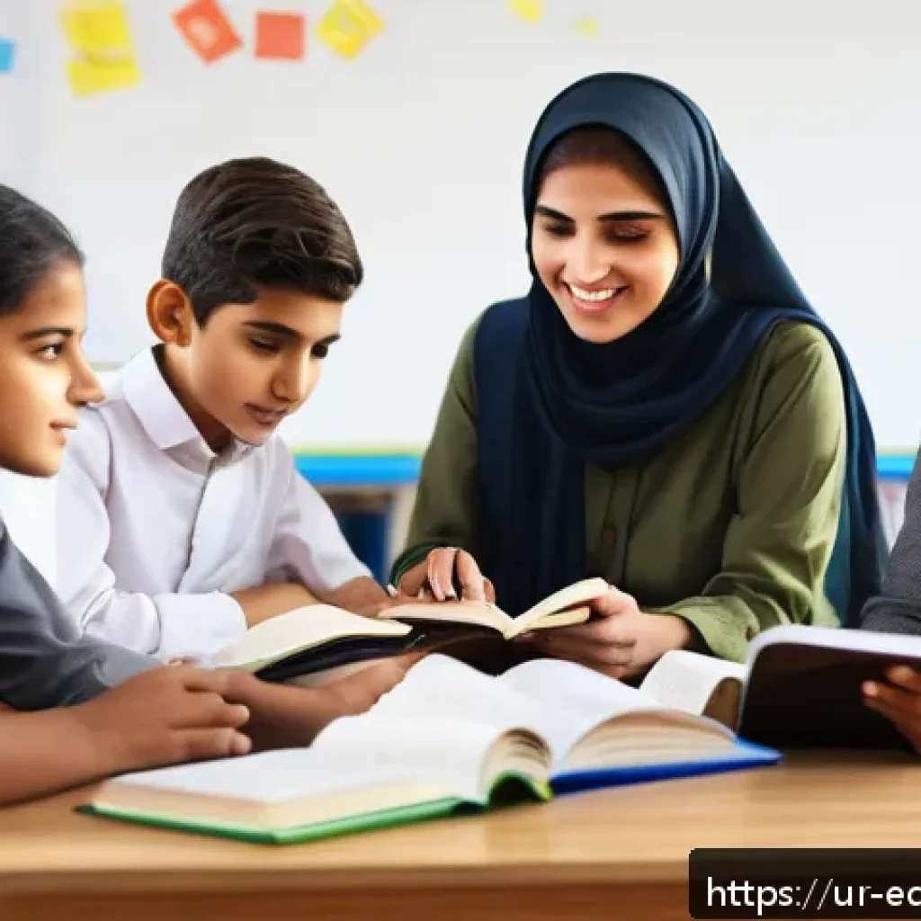 교육적 파트너십의 문화적 접근법 - A diverse group of educators and students from Middle Eastern and Western cultures collaborating in ...